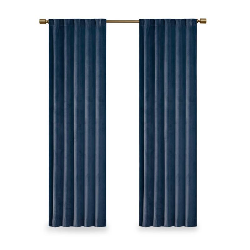Velvet Room Darkening Curtain Set