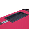 Ultimate Texas Hold'em Poker Table with Red Racetrack Design