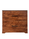 Rustic Walnut Lateral Filing Cabinet