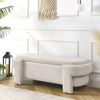 Stylish Storage Bench in Beige