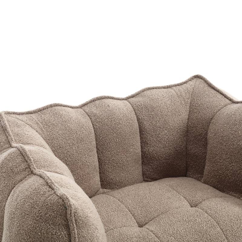 Cozy Foam Bean Bag Chair & Footstool