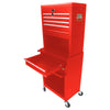 Rolling Red Tool Chest with Wheels & Drawers