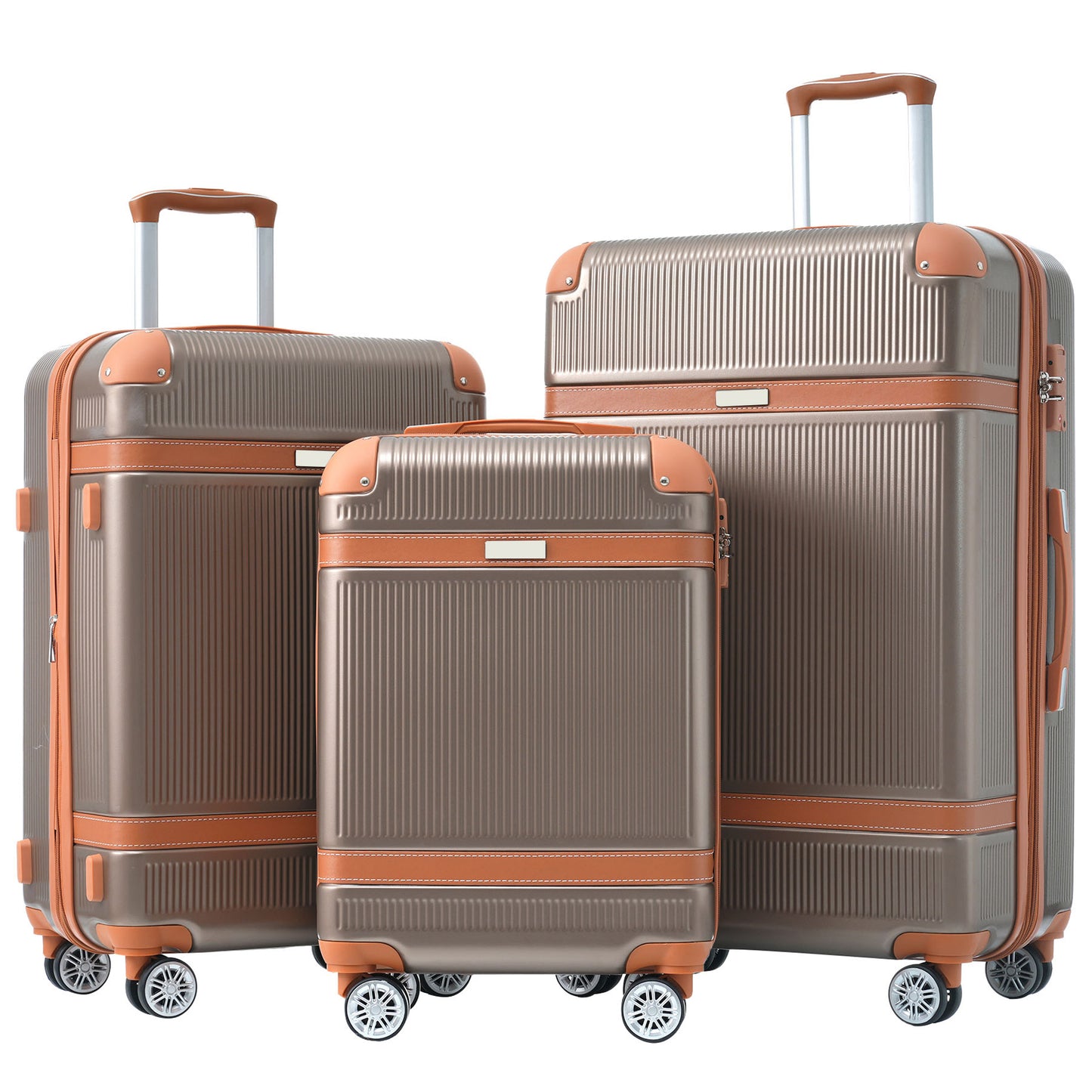 Ultra-Light Double Spinner Luggage Set