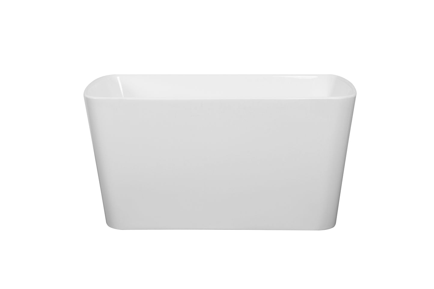 Square Japanese Soaking Tub - Freestanding Acrylic Bliss