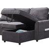 Cozy Contemporary L-Shaped Sofa Bed with Storage and Chaise