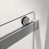 Sleek Soft-Close Frameless Shower Door in Brushed Nickel