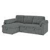 Cozy Convertible Corduroy Sectional Sofa with Storage and Recline