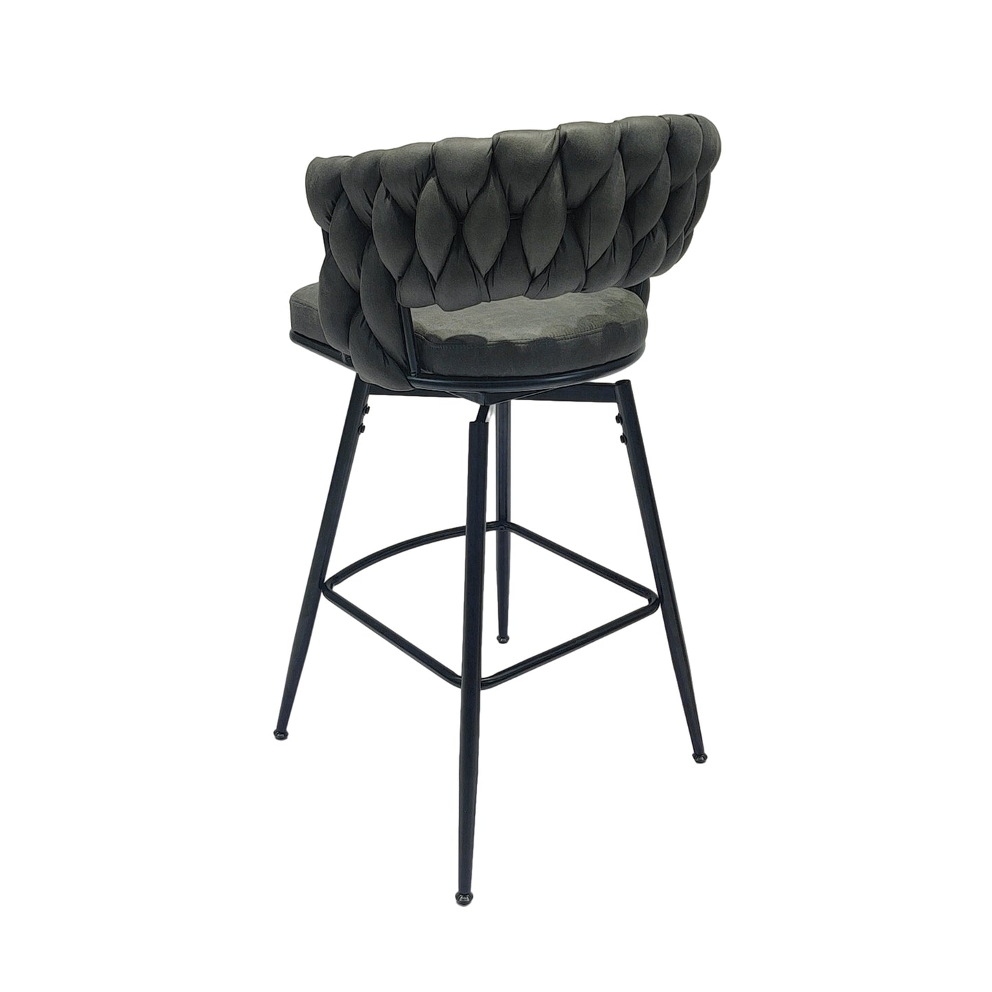 Chic Tan Swivel Bar Stool Set