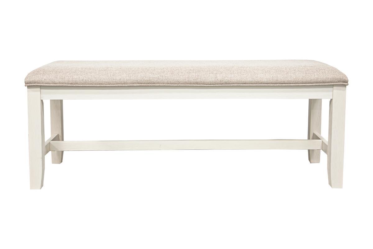 Cozy Beige Dining Bench