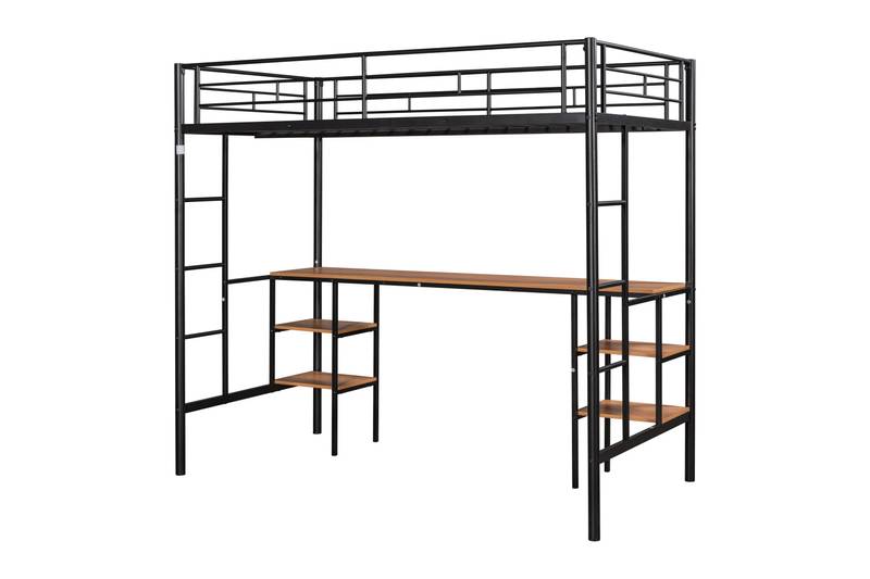 Loft Bed with Workspace & Storage - Sturdy & Stylish!