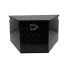 Heavy-Duty Diamond Plate Trailer Tongue Box - Weather-Resistant Tool Storage