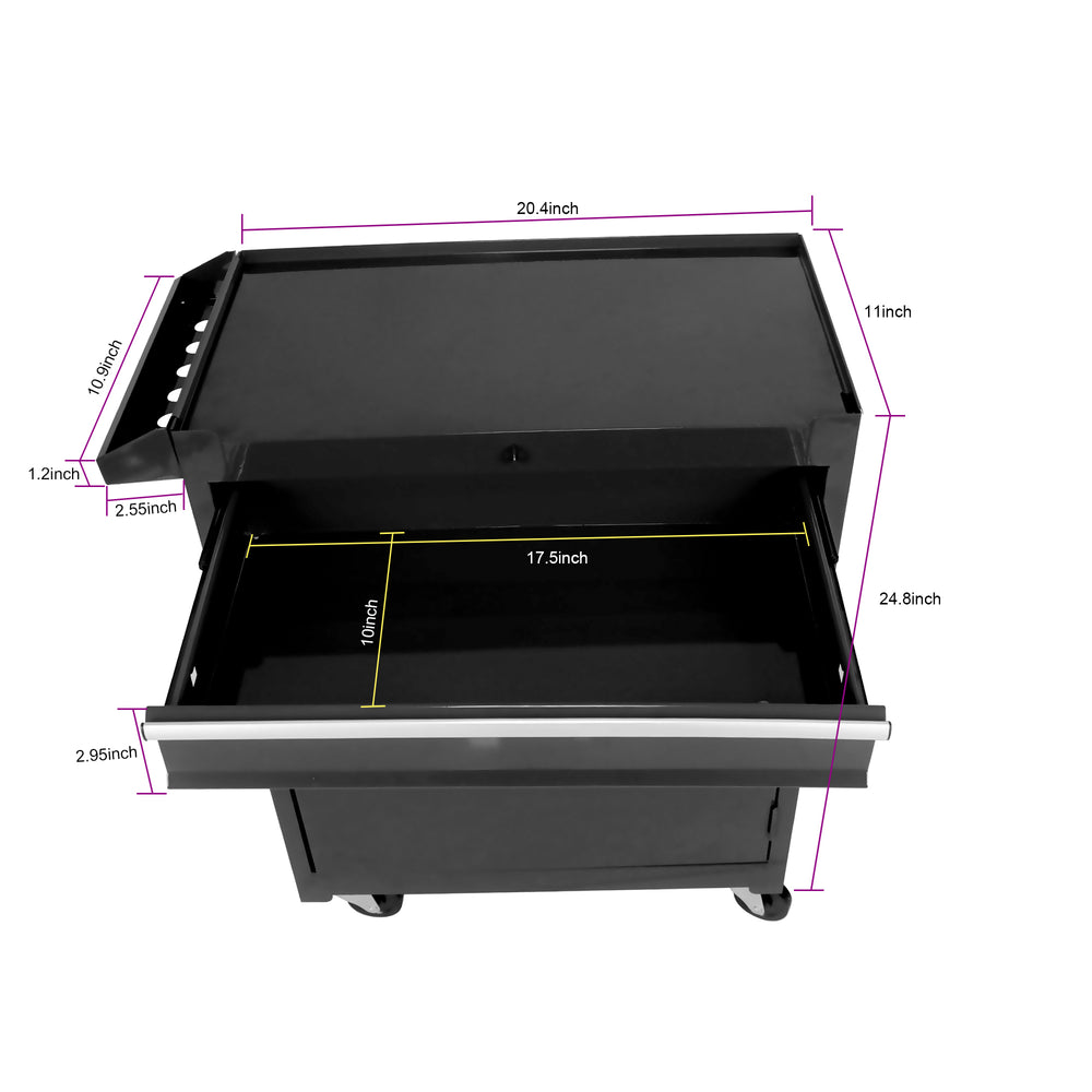 Versatile Tool Storage Chest with Adjustable Shelf