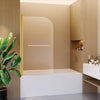 Elegant Frameless Gold Shower Door