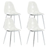 Clear Comfort Chairs - Set of Four