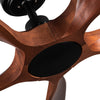 Rustic Walnut Ceiling Fan with Remote