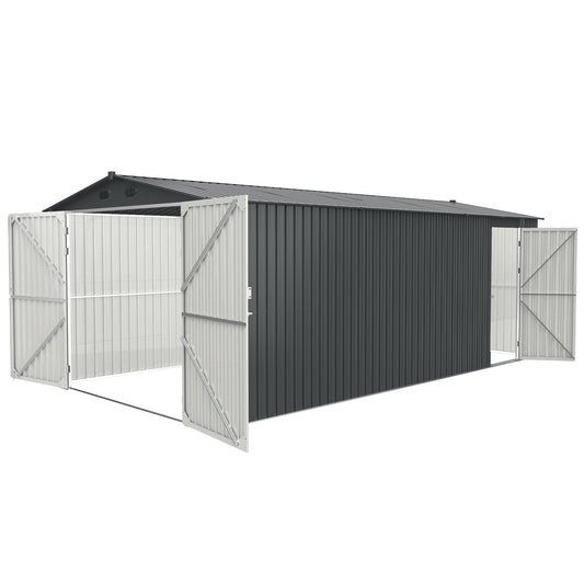 Spacious Metal Garden Shed for All Your Outdoor Gear