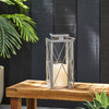 Shimmering Steel Lantern