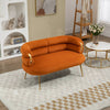 Chic Mini Loveseat in Orange