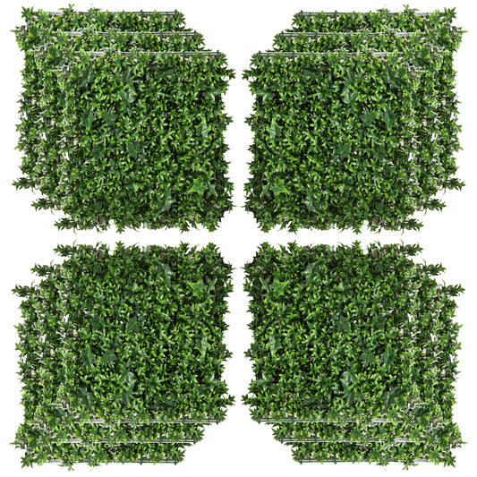 Lush Green Boxwood Wall Panel - UV-Protected Privacy for Any Space