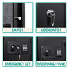Quick Access Gun Safe with Pistol Pockets and Alarm