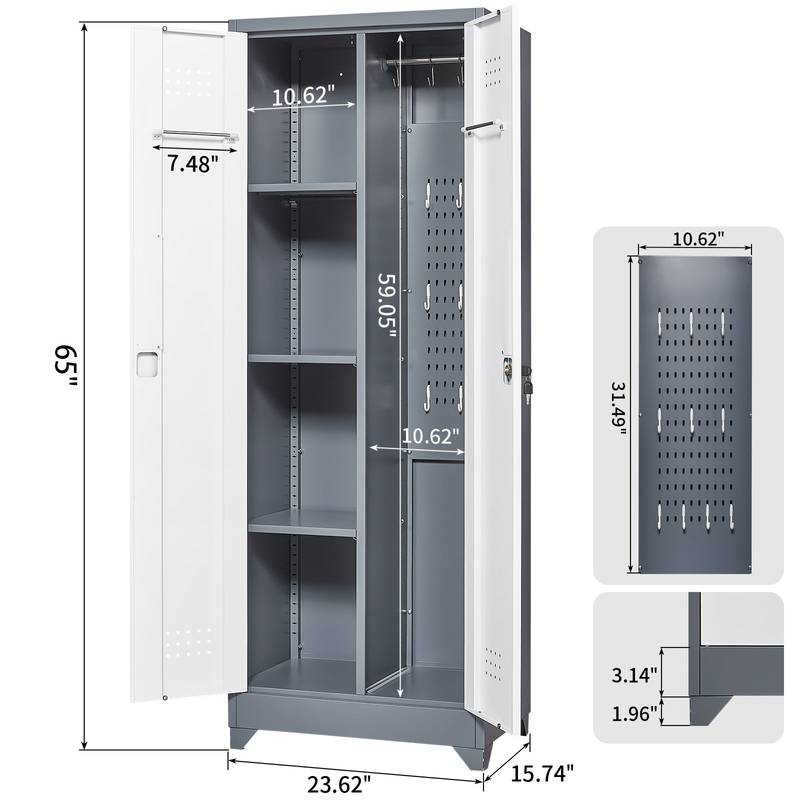 Versatile Tool & Cleaning Cabinet