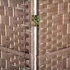 Natural Wicker Room Divider - Stylish Privacy Screen