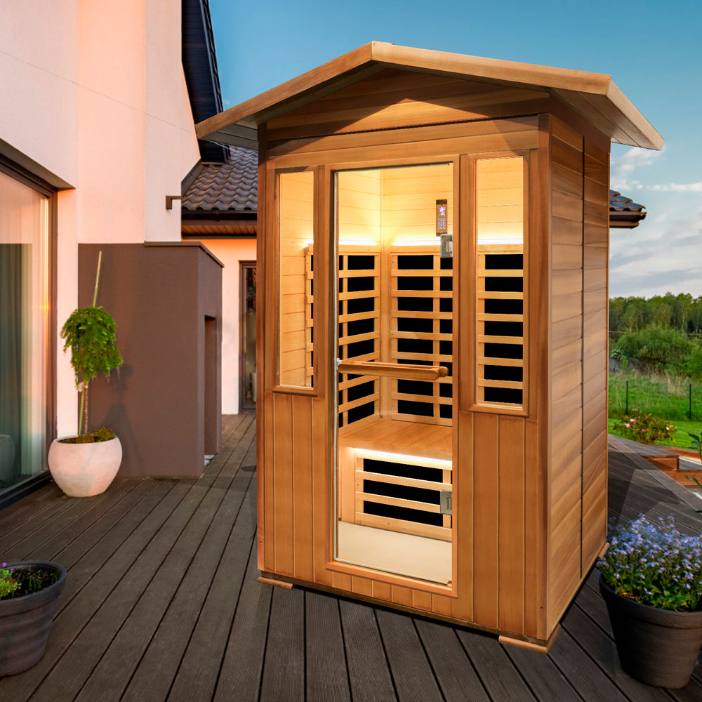 Cozy Spruce Infrared Sauna for One