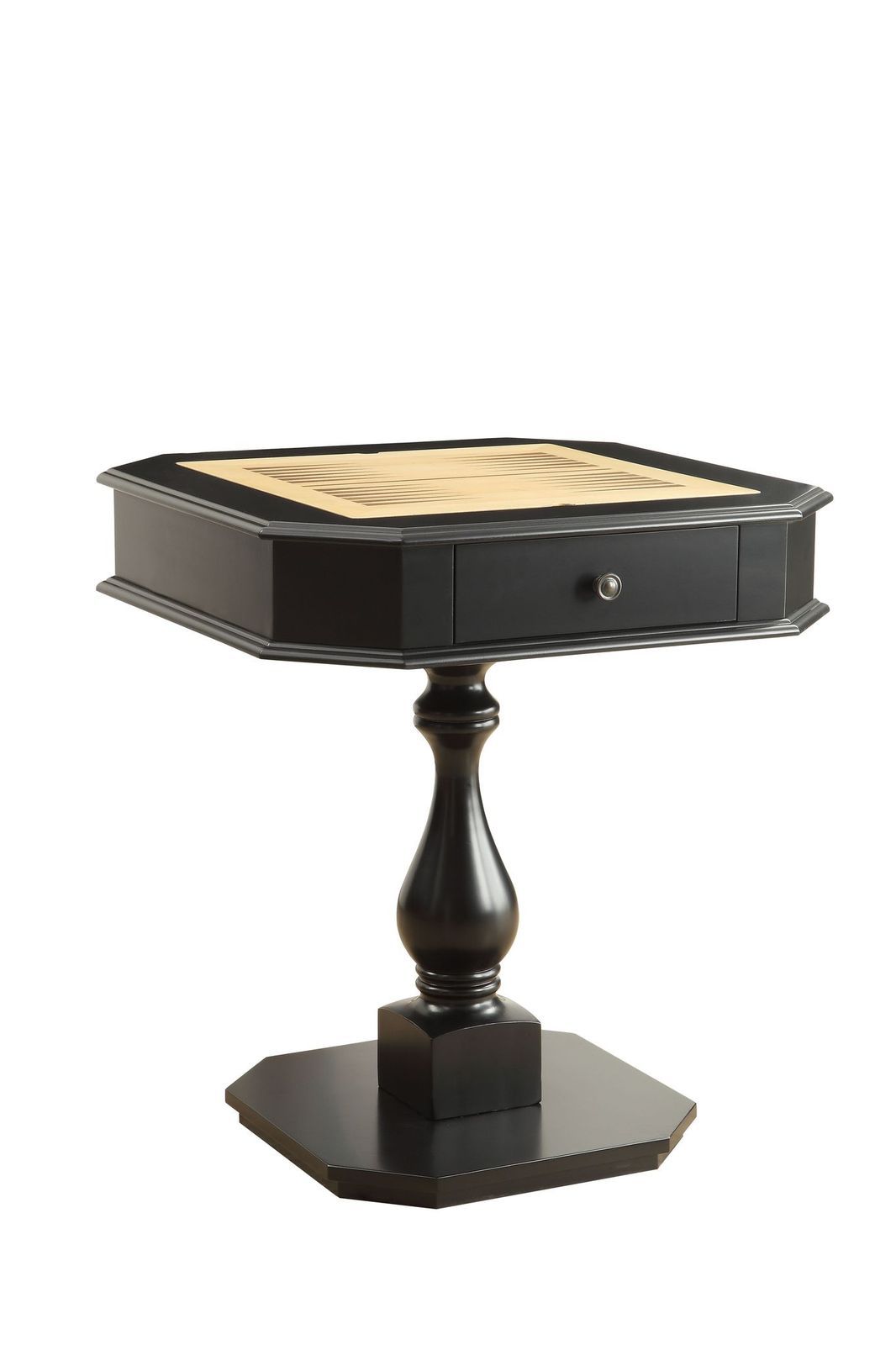 Sleek Black Bishop Game Table by ACME