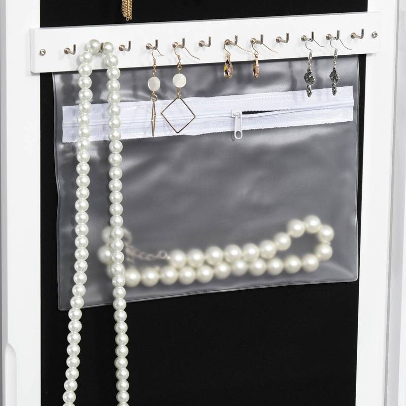 Shimmer Shine Jewelry Cabinet with Mirror & LED Lights