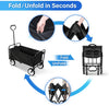 Ultimate Folding Hand Cart with Canopy – Ideal for Shopping, Picnics & Camping!