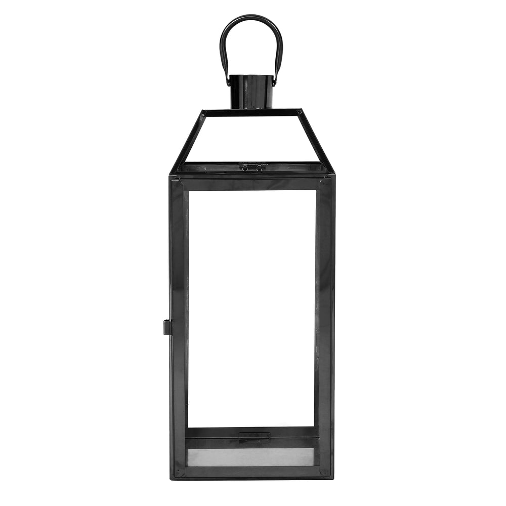 Shimmering Stainless Steel Lantern