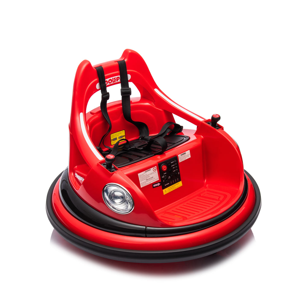 Spin & Shine Electric Bumper Car for Kids