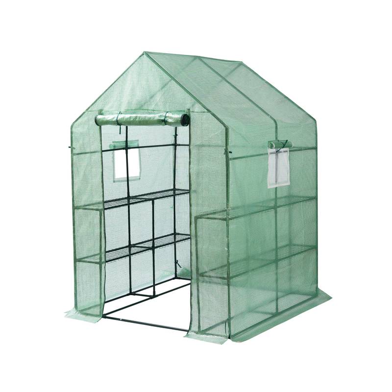 Cozy Greenhouse Haven - Portable Mini Garden Shelves for Indoor & Outdoor Plants