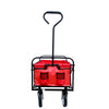 Bright Red Folding Wagon for Gardens & Beaches