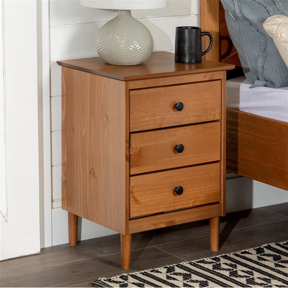 Caramel Classic Wooden Nightstand