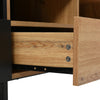 Sleek Media Console with Drop-Down Door and Ample Storage