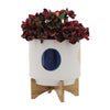 Whimsical White Planter