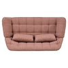 Cozy Pink Loveseat with Pillows