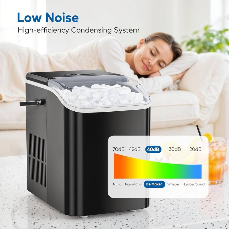 Quick Chill Ice Maker: Fast, Self-Cleaning & Portable for Any Occasion