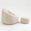 Cozy Foam Bean Bag Sofa with Footrest