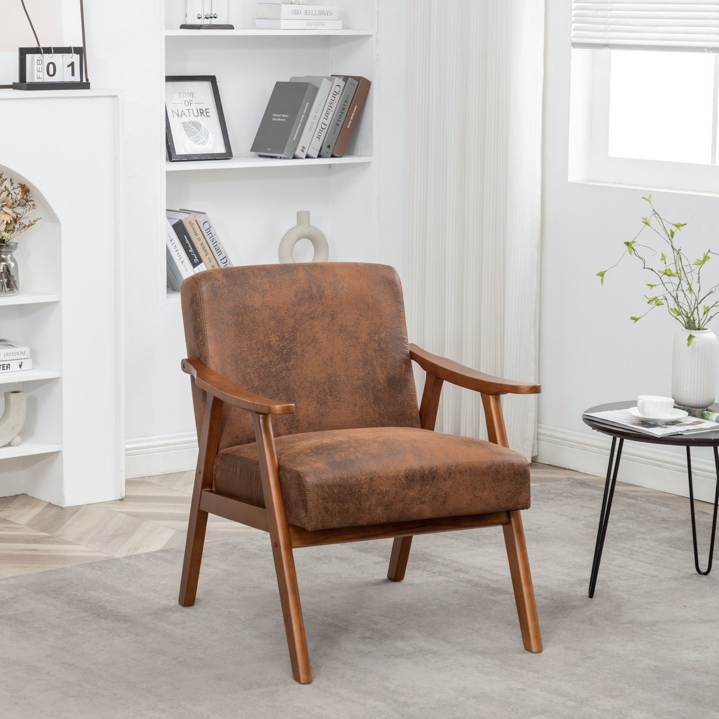 Chic Wingback Lounge Chair