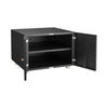 Mobile Black Copier & Printer Cabinet