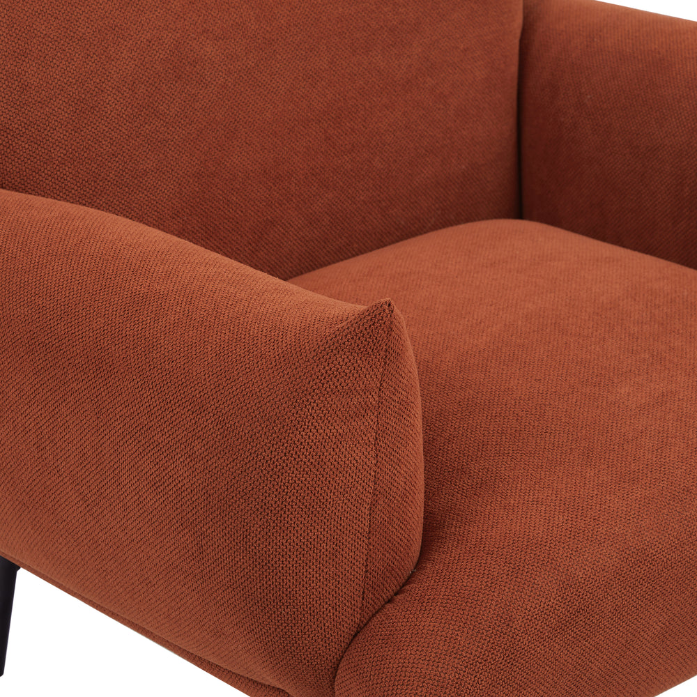 Chic Curry Upholstered Armchair