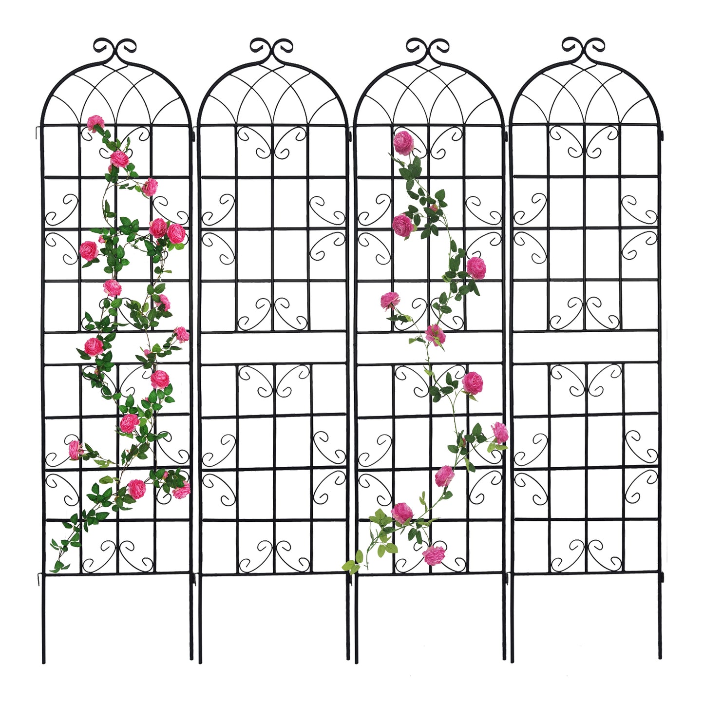 Garden Glory Trellis Set - Rustproof Support for Climbing Plants