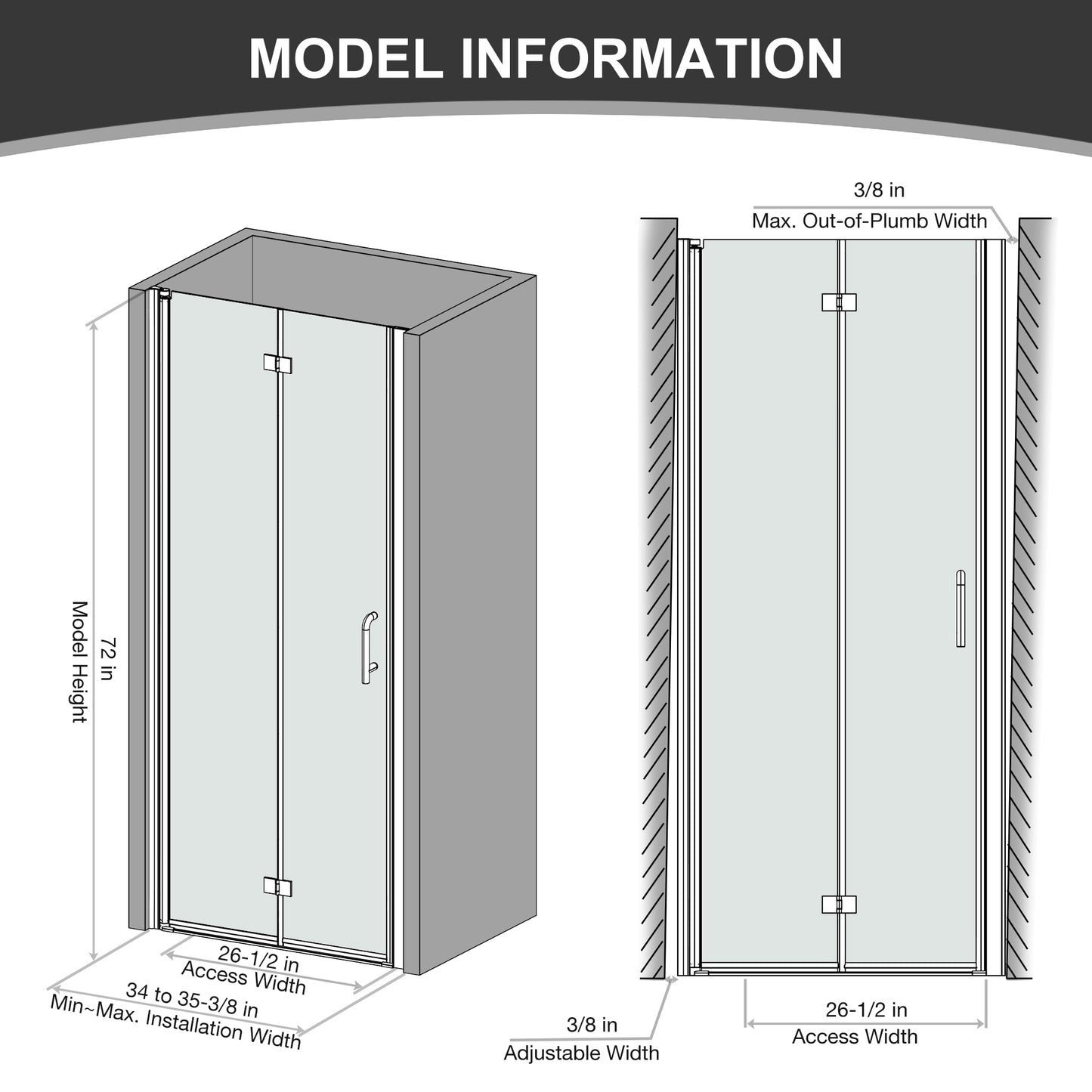 Sleek Shower Shield