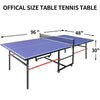 Ping Pong Pro Table Set – Foldable Fun for Indoors & Outdoors!