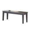 Raven Noir Bench - Chic Dark Brown Elegance