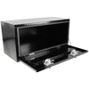 Sturdy Black Aluminum Underbody Tool Box with Locks and T-Handle