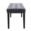 Velvet Tufted Accent Bench