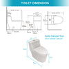 Sleek Soft-Close Toilet with Dual Flush